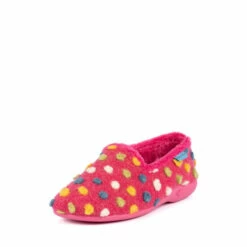 Lunar Pink Helix With Multi Spots Slippers -Lunar Shop unnamed file 1002