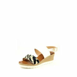 Lunar White Zelda White Snakeskin Wedges -Lunar Shop unnamed file 101