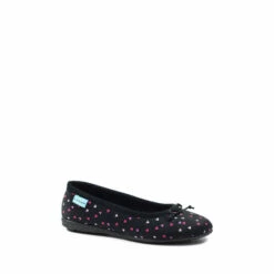 Alternative view of Lunar Kansas Black Pump Slippers