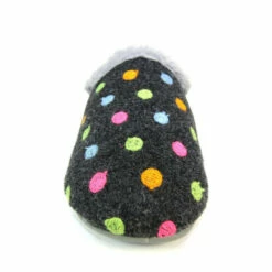 Lunar Black Bernice Mule Slippers -Lunar Shop unnamed file 1079