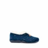 Lunar Blue Jem Fur Trim Slippers -Lunar Shop unnamed file 1081