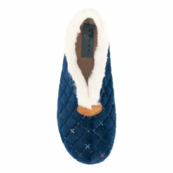 Lunar Blue Jem Fur Trim Slippers 10 Lunar Blue Jem Fur Trim Slippers -Lunar Shop unnamed file 1084
