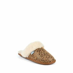 Alternative view of Lunar Natural Tamara Suede Mule Slippers