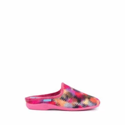 Lunar Pink Fire Mule Slippers