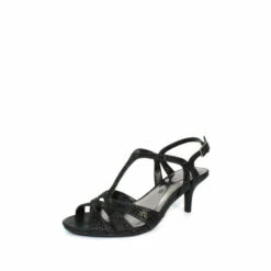 Lunar Black Francie Wide Fit Gemstone Sandals -Lunar Shop unnamed file 112