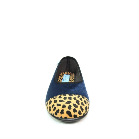 Lunar Blue Ladies Ballerina Slippers 6 Lunar Blue Ladies Ballerina Slippers - Image 4