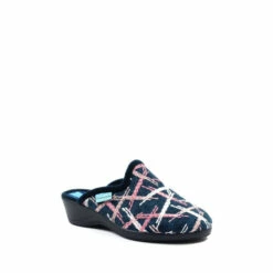 Alternative view of Lunar Erin Navy Blue Mule Slippers