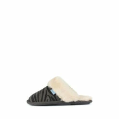 Lunar Grey Tamara Suede Mule Slippers
