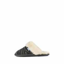 Lunar Grey Tamara Suede Mule Slippers -Lunar Shop unnamed file 1193