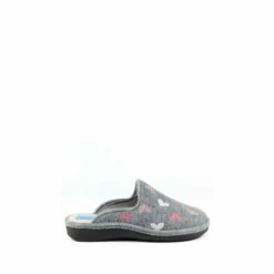 Lunar Caraway Grey Mule Slippers
