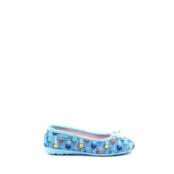 Lunar Blue Popple Pale Pump Slippers