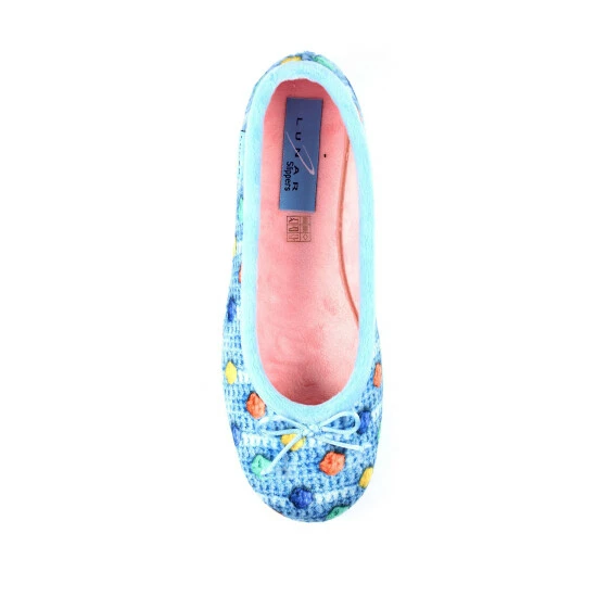 Lunar Blue Popple Pale Pump Slippers 7 Lunar Blue Popple Pale Pump Slippers - Image 5