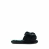 Lunar Octavia Black Pom Pom Slippers -Lunar Shop unnamed file 1326