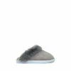 Lunar Grey Ladies Mule Slippers