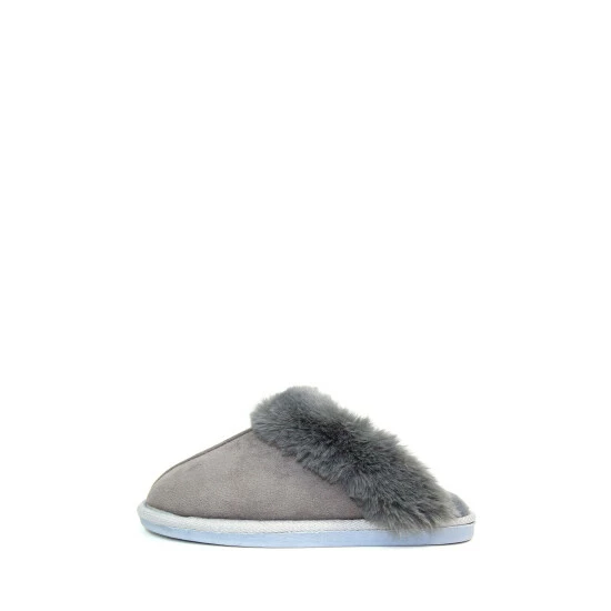 Lunar Grey Ladies Mule Slippers 3 Lunar Grey Ladies Mule Slippers - Image 2