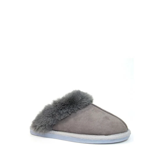 Lunar Grey Ladies Mule Slippers 4 Lunar Grey Ladies Mule Slippers - Image 3