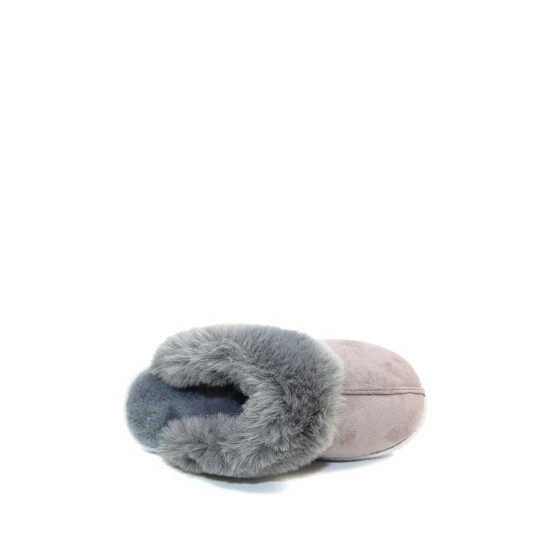 Lunar Grey Ladies Mule Slippers 5 Lunar Grey Ladies Mule Slippers - Image 4