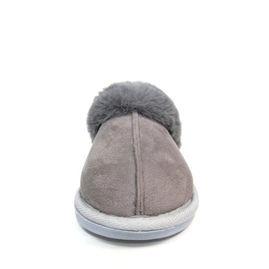 Lunar Grey Ladies Mule Slippers 6 Lunar Grey Ladies Mule Slippers - Image 5