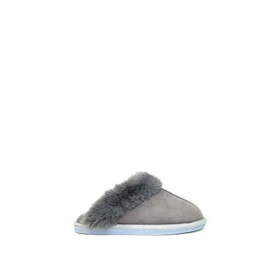 Lunar Grey Ladies Mule Slippers 7 Lunar Grey Ladies Mule Slippers - Image 6