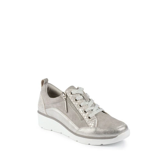 Lunar Kiley Silver Wedge Trainers 4 Lunar Kiley Silver Wedge Trainers - Image 2