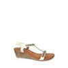 Lunar White Tabitha Wedged T-Bar Sandals 2 Lunar White Tabitha Wedged T-Bar Sandals -Lunar Shop unnamed file 141