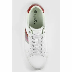 Lunar White Lou Multi Stripe Trainers -Lunar Shop unnamed file 1412