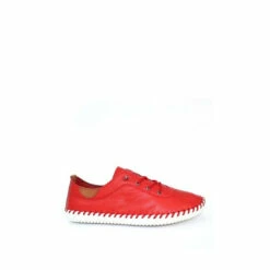 Lunar Red Leather Plimsolls -Lunar Shop unnamed file 1430