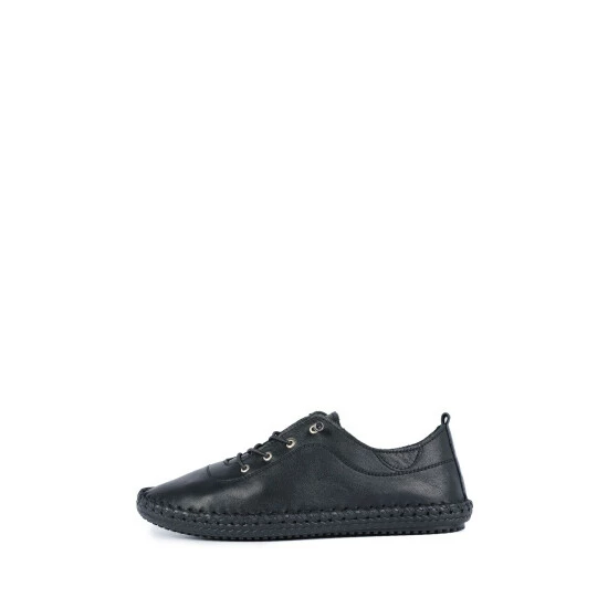 Lunar Black St Ives Sole Trainers 4 Lunar Black St Ives Sole Trainers - Image 2