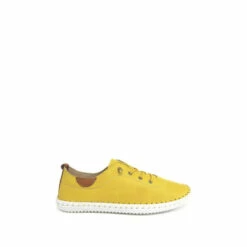 Lunar Yellow St Ives Plimsoll Trainers