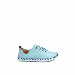 Lunar Blue St Ives Plimsoll Trainers
