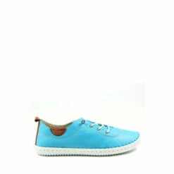 Lunar Blue St Ives Turquoise Plimsoll Trainers