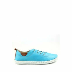 Lunar Blue St Ives Turquoise Plimsoll Trainers -Lunar Shop unnamed file 1616