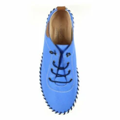 Lunar St Ives Cobalt Blue Plimsoll Trainers -Lunar Shop unnamed file 1668