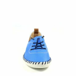 Lunar St Ives Cobalt Blue Plimsoll Trainers -Lunar Shop unnamed file 1669