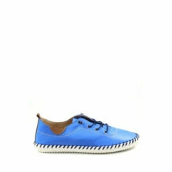 Lunar St Ives Cobalt Blue Plimsoll Trainers -Lunar Shop unnamed file 1672