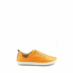 Lunar Orange St Ives Tangerine Plimsoll Trainers