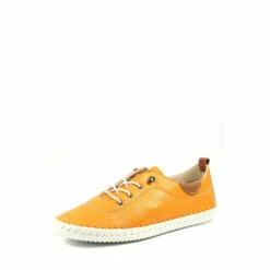 Lunar Orange St Ives Tangerine Plimsoll Trainers -Lunar Shop unnamed file 1675