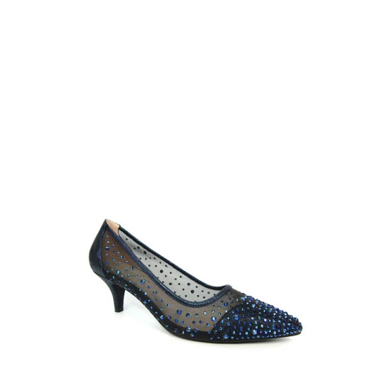 Lunar Blue Alisha Gemstone Kitten Heels 4 Lunar Blue Alisha Gemstone Kitten Heels - Image 2