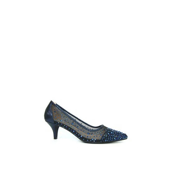 Lunar Blue Alisha Gemstone Kitten Heels 6 Lunar Blue Alisha Gemstone Kitten Heels - Image 4