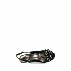 Lunar Sabrina Black Satin Slingback Court Shoes 5 Lunar Sabrina Black Satin Slingback Court Shoes -Lunar Shop unnamed file 1773