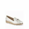 Lunar Silver Nemesis Tassel Wedge Loafers -Lunar Shop unnamed file 1790