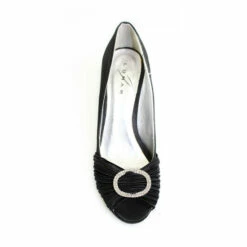 Lunar Black Sienna Diamanté Court Shoes -Lunar Shop unnamed file 1803