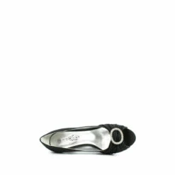 Lunar Black Sienna Diamanté Court Shoes -Lunar Shop unnamed file 1804