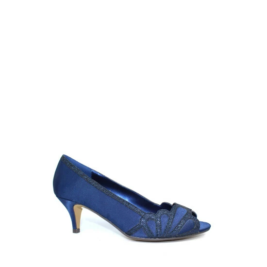 Lunar Blue Dalia Kitten Heel Shoes 3 Lunar Blue Dalia Kitten Heel Shoes