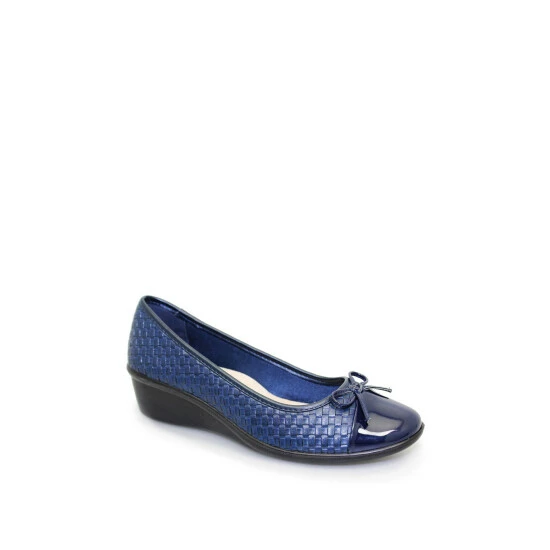Lunar Blue Geneva Low Wedge Shoes 4 Lunar Blue Geneva Low Wedge Shoes - Image 2