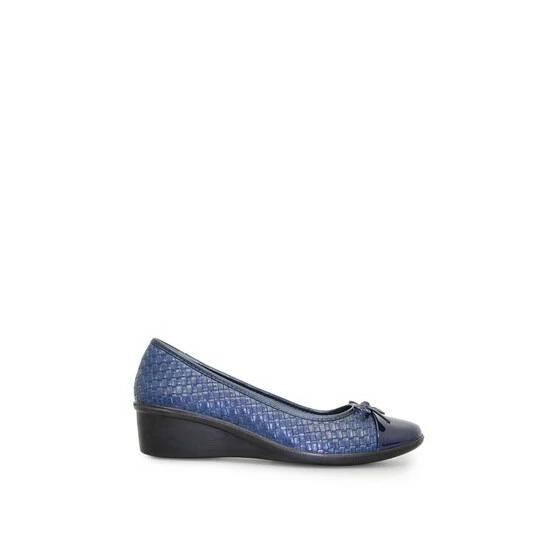 Lunar Blue Geneva Low Wedge Shoes 7 Lunar Blue Geneva Low Wedge Shoes - Image 5