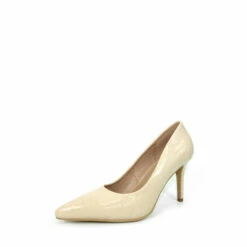 Lunar Natural Yolanda Croc Print Court Shoes -Lunar Shop unnamed file 1823