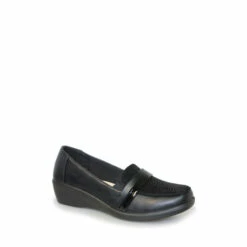 Lunar Black Esther Wedge Shoes