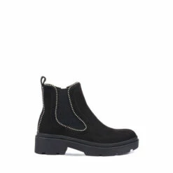 Lunar Black Rebound Ankle Boots