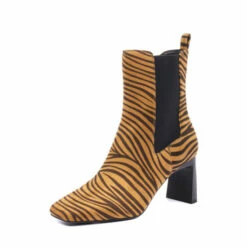 Lunar Tiga Zebra Print Ankle Boots -Lunar Shop unnamed file 2078